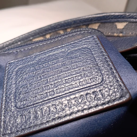 Coach Canvas and Leather Shoulder Bag - Black and Brown - Picture 13 of 14